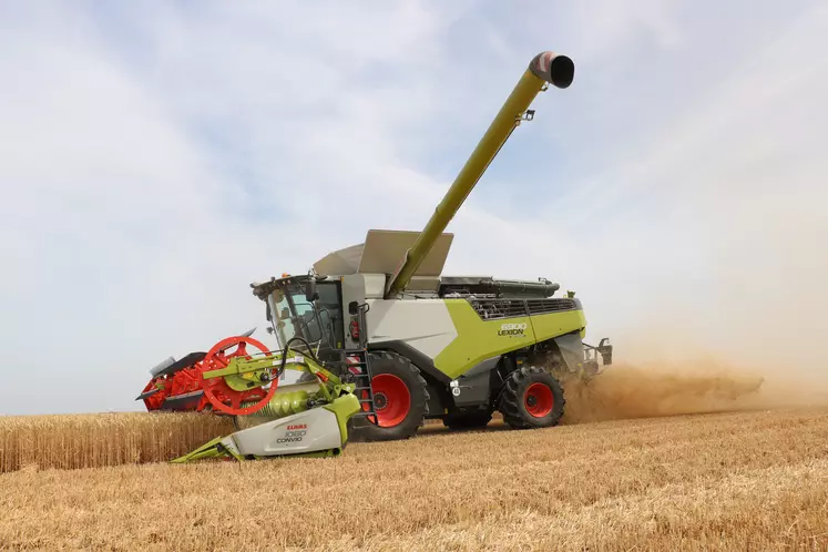 Claas Lexion séparation forcée Réussir machinisme