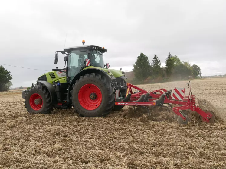 Essai Claas Axion 830 CMatic Cemos