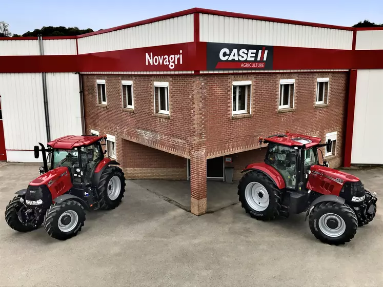 Nouveau site Novagri, concessionnaire Case IH, à Créquy dans le Pas-de-Calais (62).