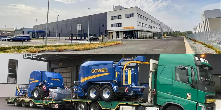 Les presses et combinés presses-enrubanneuses ont été parmi les premières machines produites dans la nouvelle usine Göweil de Rainbach Im Muhlkreis.