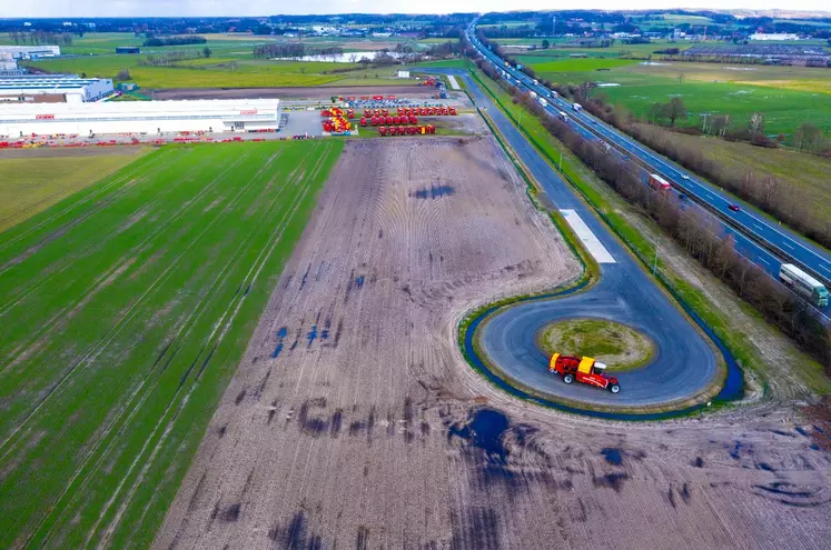 Nouvelle piste d'essai pour automoteurs Grimme Réussir Machinisme