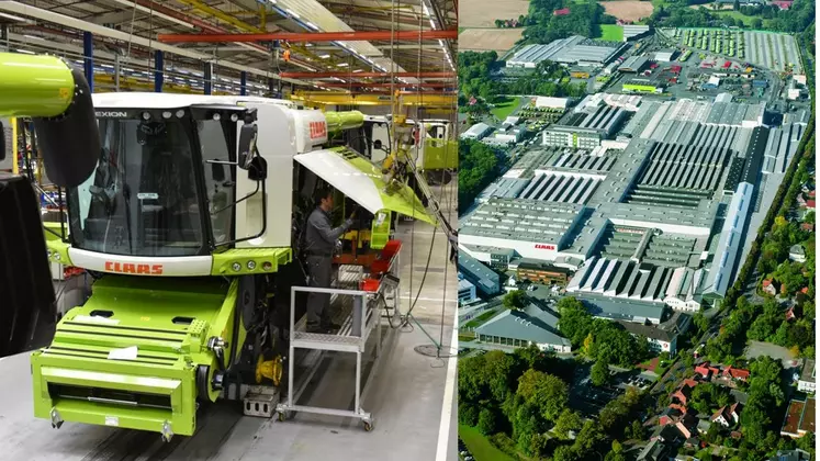 Claas usine Harsewinkel Réussir Machinisme