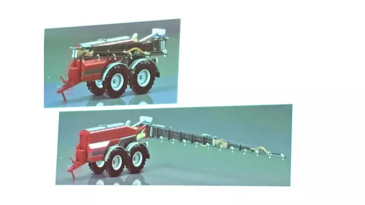 Horsch dévoilera un épandeur d'engrais traîné à rampe à l'occasion d'Agritechnica 2022.