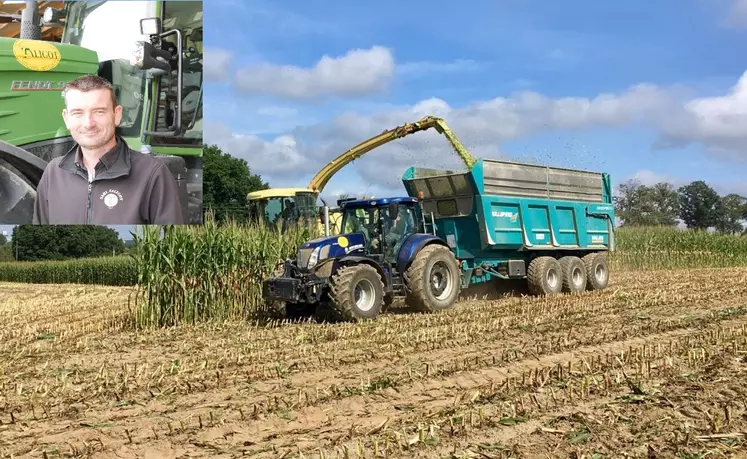 Armel Taligot, entrepreneur de travaux agricoles à Luitré en Ille-et-Vilaine.