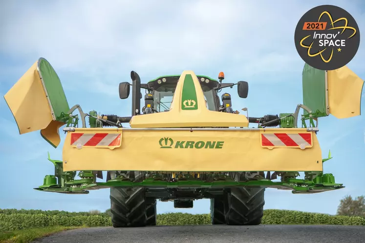 Faucheuse frontale à conditionneur Krone EasyCut F 400 CV Fold