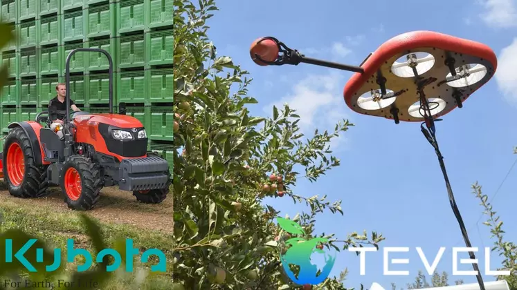 Kubota - Tevel - Robot volant cueilleur de fruits