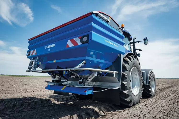 Lemken Sulky Epandeur d'engrais Réussir Machinisme