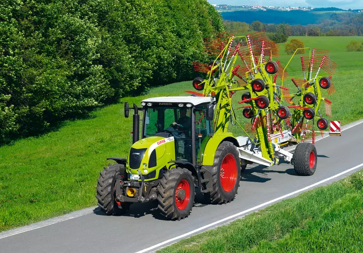 CLaas Réussir machinisme 20 ans d'andaineur 4 rotors