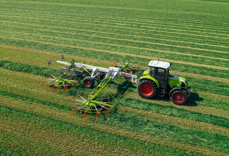 CLaas Réussir machinisme 20 ans d'andaineur 4 rotors