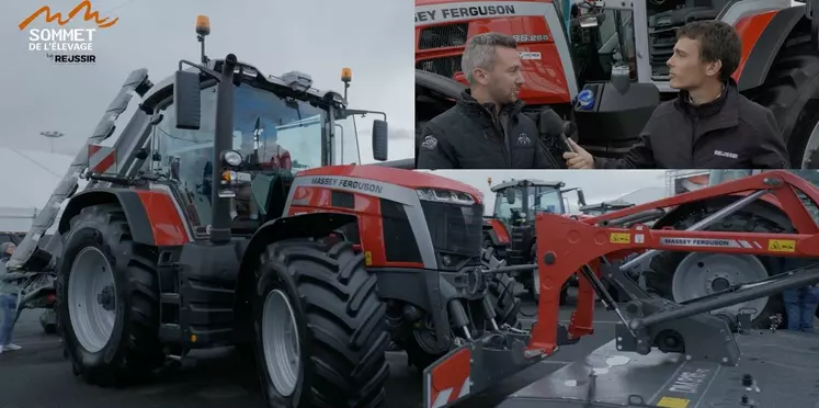 Chef produit tracteur Massey Ferguson, Quentin Catherine détaille du concept Protect-U récompensé d'un Sommet d'Or. 