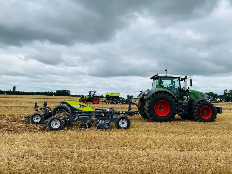 Déchaumeur à disques indépendants Méthys Sky Agriculture Réussir machinisme