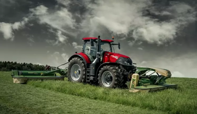 La nouvelle génération de tracteurs Case IH Optum se veut plus connectée.