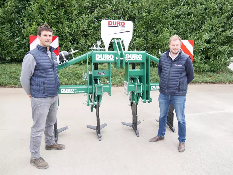 Nicolas Pommier, dirigeant de Duro-France, et Damien Marquilly, directeur commercial de Duro-France