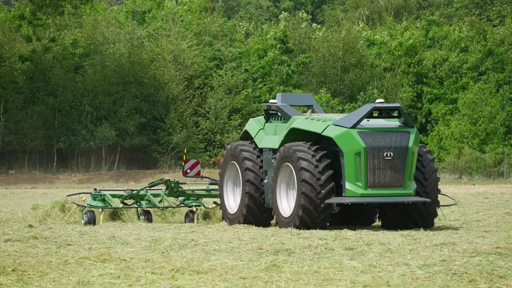 Krone et Lemken ont développé un tracteur autonome.