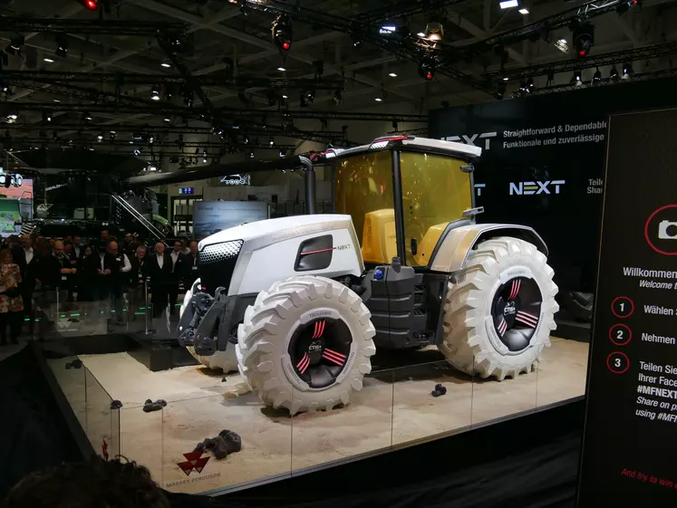Concept tractor NEXT Massey Ferguson Réussir Machinisme