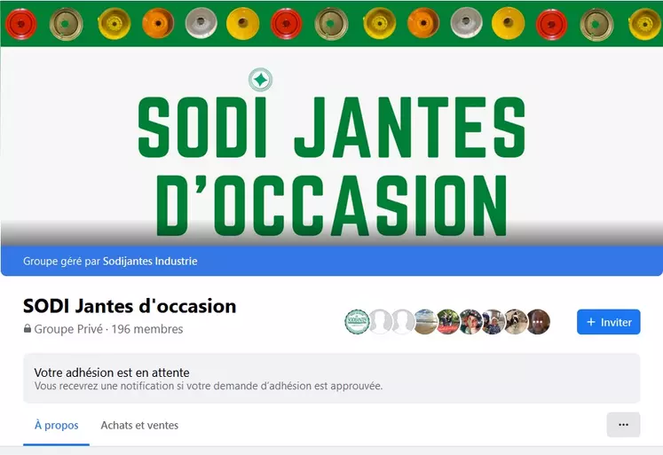 SODI Jantes d'occasion - Groupe Facebook