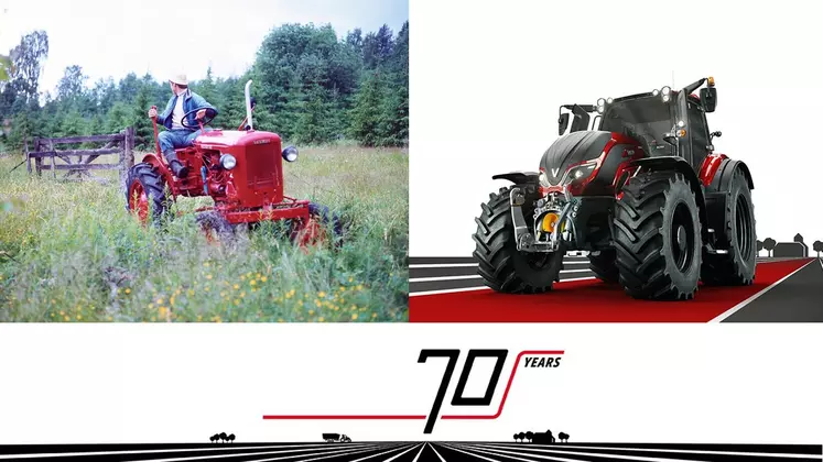 tracteur Valtra 70 ans Red edition Réussir Machinisme