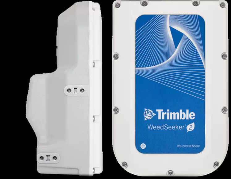 Le module Weedsekker 2 de Trimble est annoncé plus léger et moins cher que le modèle de première génération. © Trimble