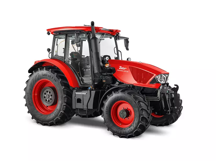 Le tracteur Forterra de Zetor embarque un moteur 4 cylindres 4,15 l conforme à la norme Stage V © Zetor