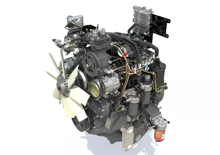 Le moteur 4 cylindres Agco Power des Massey Ferguson 5S délivrent de 105 à 145 chevaux de puissance maximale.  © Massey Ferguson