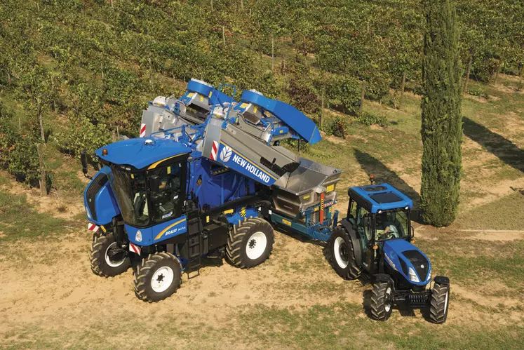 Bon nombre de systèmes de pesée mesurent au moment de la vidange. © New Holland