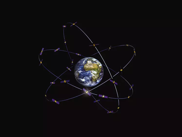 À la différence des autres PPP du marché, la future correction PPP gratuite de Galileo sera retransmise par une partie des satellites GNSS de la constellation européenne, un atout important dans les zones blanches. © Galileo