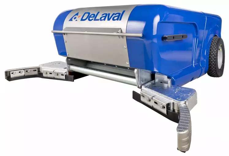 Robot DeLaval collecteur le lisier Réussir Machinisme