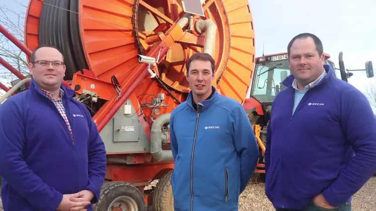 Xavier Chabannes, Julien Doussineau et Rémy Chabannes, les fondateurs d'Agrisolution