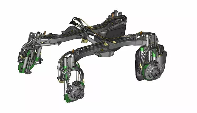 Pulvérisateur automoteur voie et dégagement variables Réussir machinisme