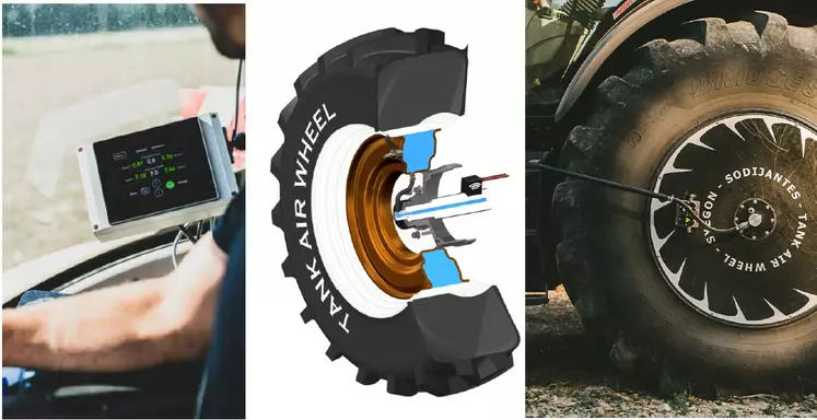 Le système Tank Air Wheel a reçu une médaille d'argent au palmarès de l'innovation du Sima 2019.