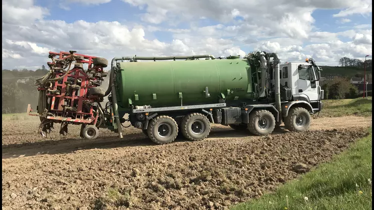 Camtrac Automoteur d'épandage Telegonflage Normair Réussir machinisme