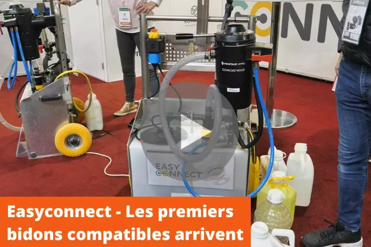 Les premiers bidons compatibles Easyconnect arrivent en 2023. 