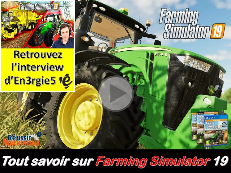 Je vis de ma passion pour le jeu Farming Simulator »