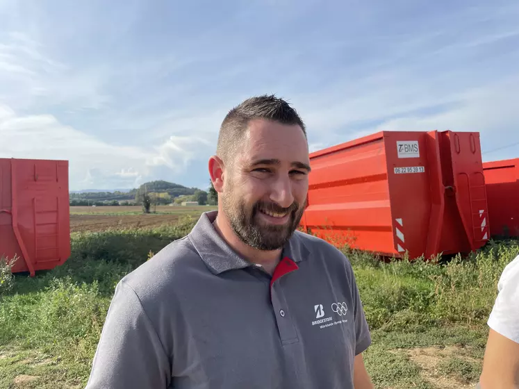 Agriculteur bio dans la Drôme, Gaël Blard a participé à la finalisation du Tank Air Wheel.
