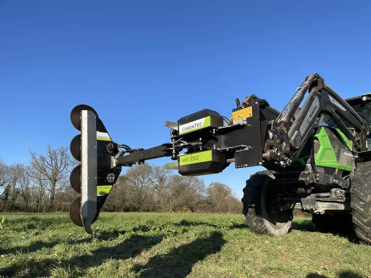 Porte-outil GreenTec avec lamier à scies