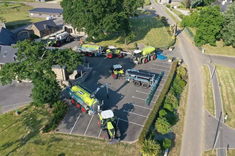 Un aperçu de la gamme de tonnes Kaweco distribuée par les concessions Claas.