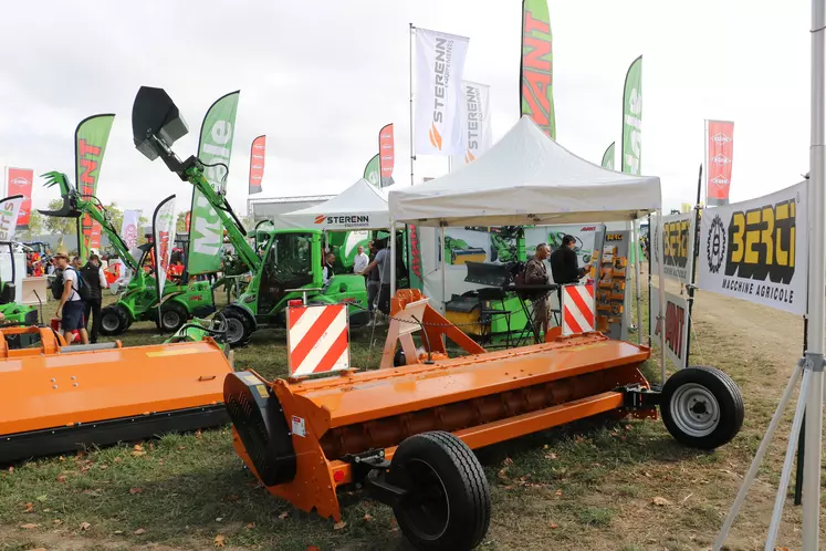 Broyeurs Berti sur le stand Sterenn Equipements à Innov-Agri 2019