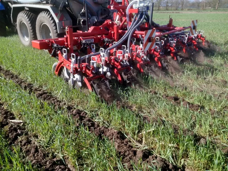 Enfouisseur strip-till Evers importé par MapAgri