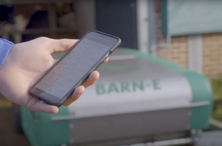 Appli Smartphone Joz pour gérer le robot Barn-E
