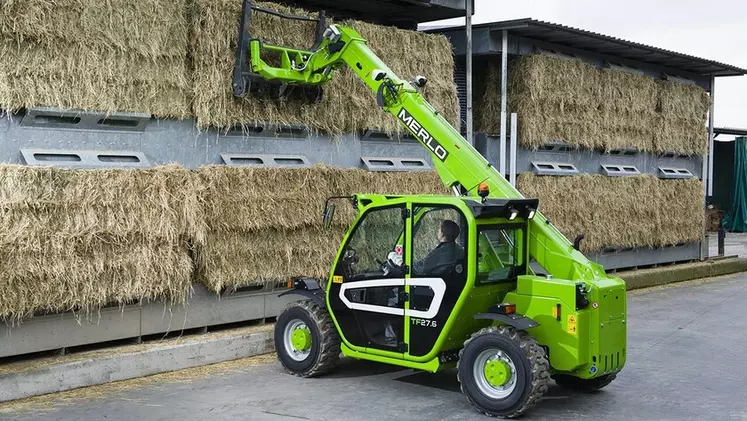 Le chargeur télescopique Merlo TurboFarmer TF27.6 complète la gamme par le bas. 