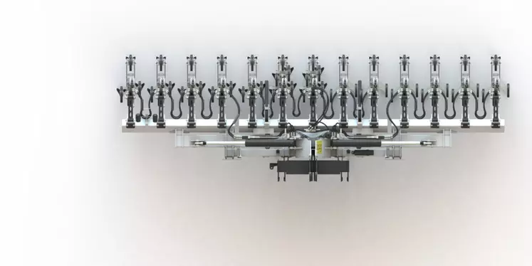 Les bineuses Flex d'Agrisem disposent d'un châssis modulable permettant d'ajuster l'interrang aux différentes cultures.