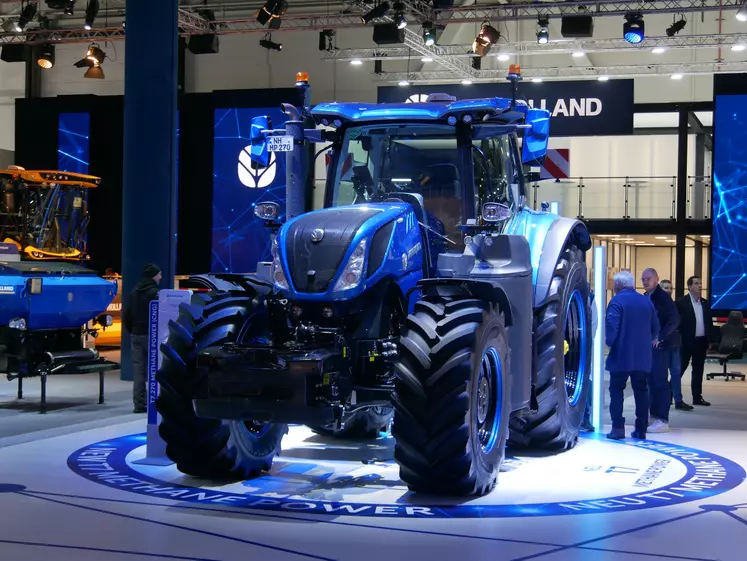New Holland enrichit son offre de tracteurs Methane Power avec un moteur de 270 ch.