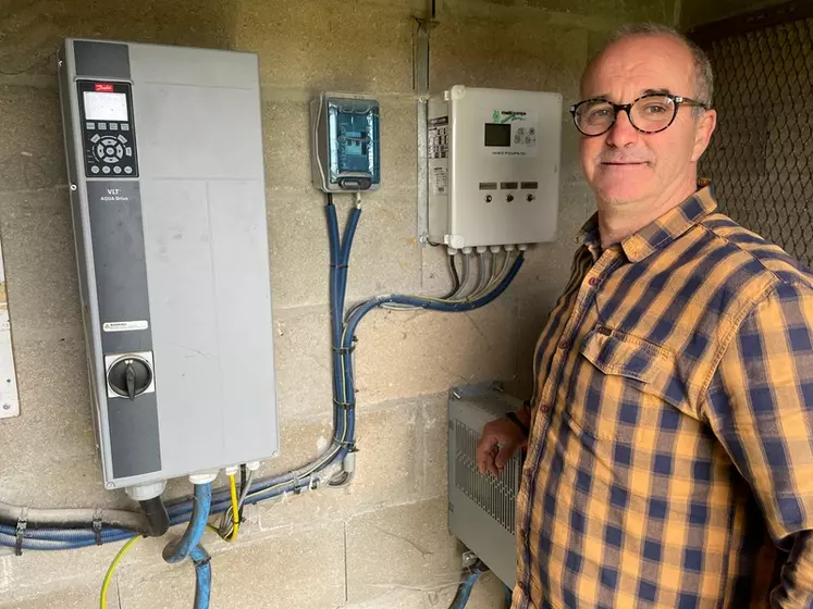 Éric Delorme, agriculteur dans le Loiret :« Le variateur de fréquence offre de la souplesse et de l’efficacité énergétique au pompage.»