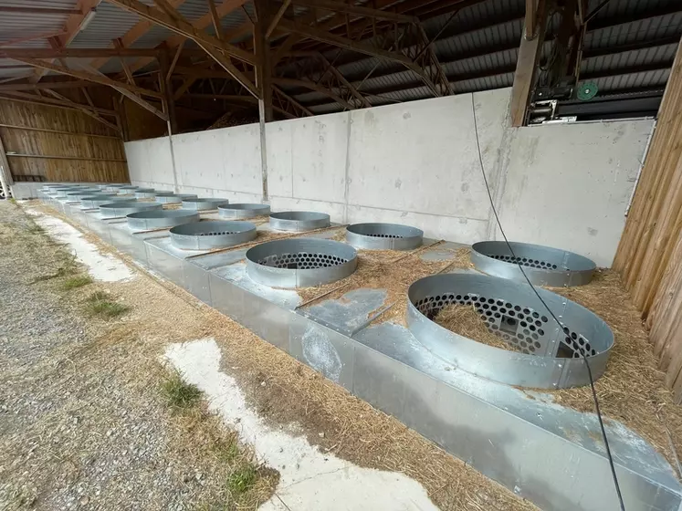 Les installations de séchage «en dur» permettent de multiplier les bouches de séchage.