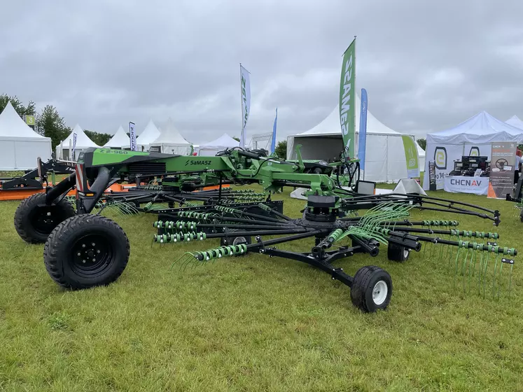 Andaineur Samasz Z2 960 au Salon de l'herbe 2024