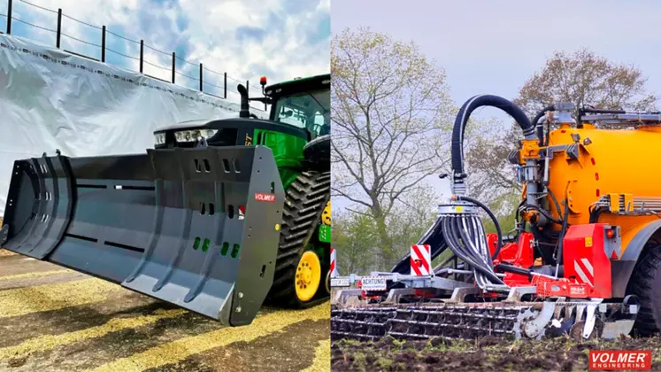 Lame à ensilage et enfouisseur à lisier Volmer Agritec