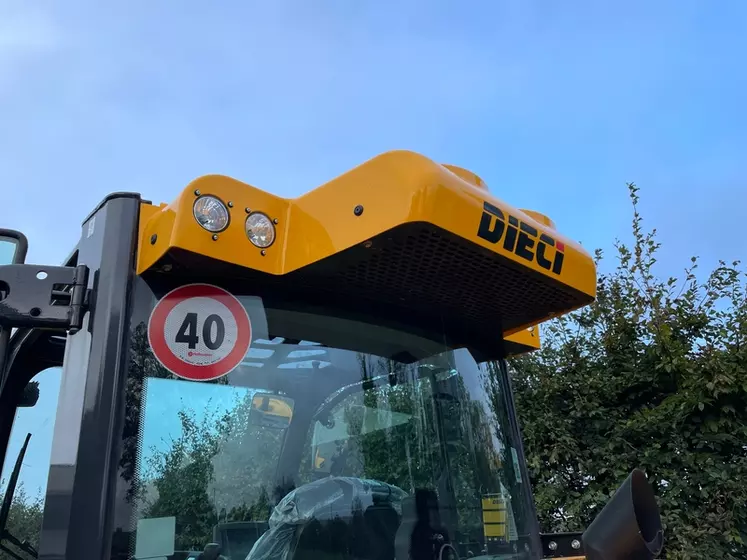 Module de climatisation de la chargeuse articulée Dieci Agri Pivot T70 