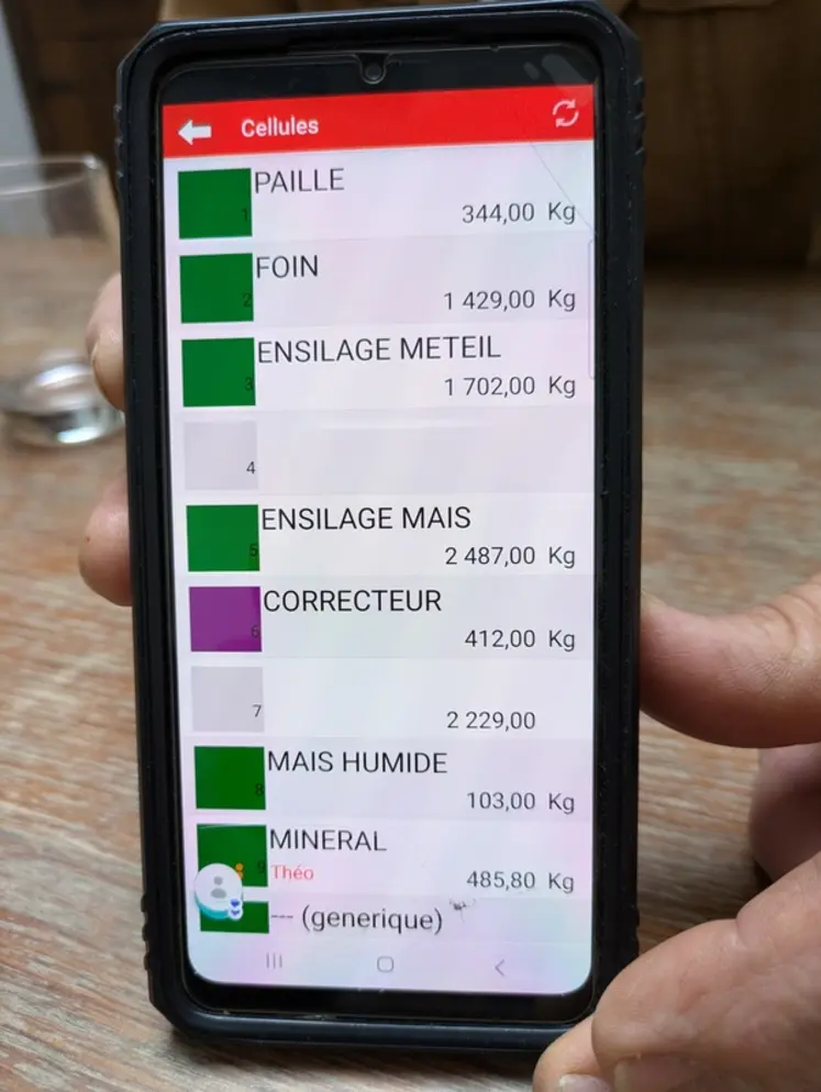 <em class="placeholder">Grace à l&#039;application Smartphone, Jean-Pierre Pinsault garde toujours un œil sur le bon déroulement des distributions et sur les stocks en cuisine. </em>