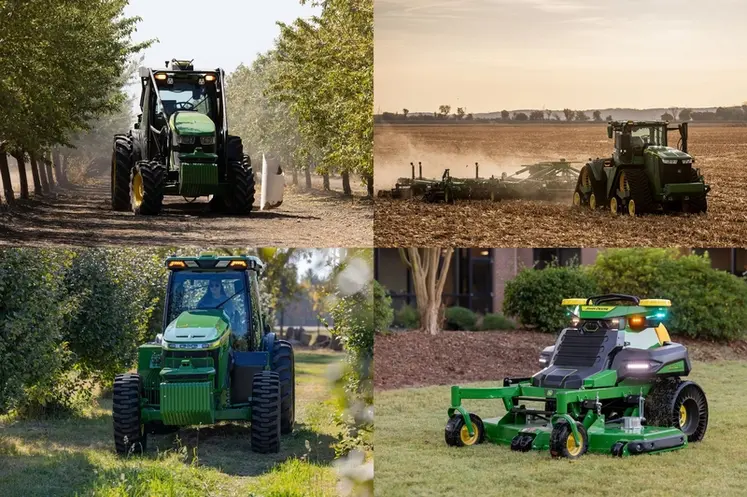 <em class="placeholder">Tracteurs et tondeuse autonomes John Deere</em>
