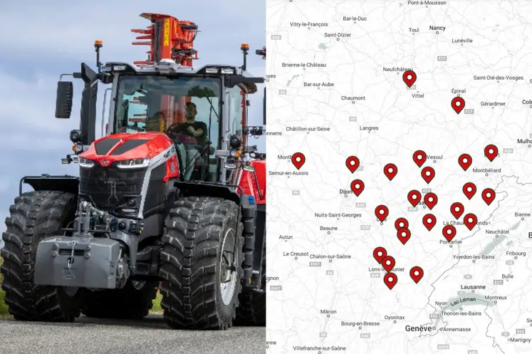 Depuis le 6 janvier, Déméterre distribue Massey Ferguson, de l'Ain aux Vosges et de la Côte d'Or au Territoire de Belfort. 